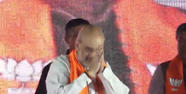 उज्जैन में सभा स्थल से गृहमंत्री ने लगाई दहाड़
