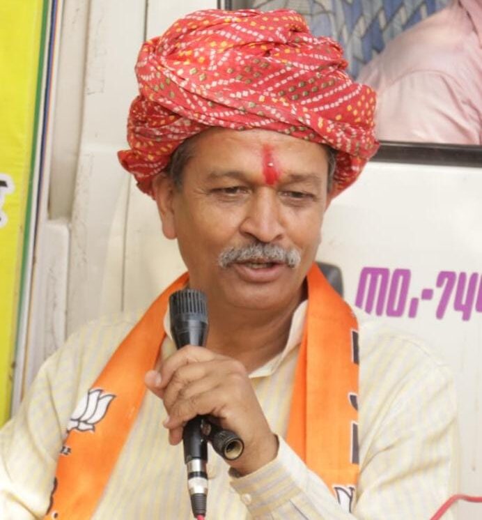 भाजपा प्रत्याशी श्री ओमप्रकाश जी सकलेचा का दोरा कार्यक्रम