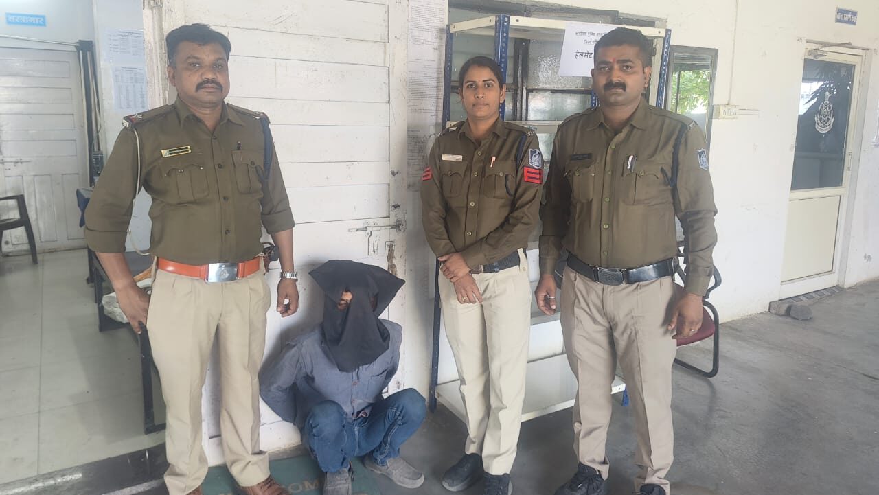 मल्हारगढ पुलिस द्वारा जिला बदर आरोपी को जिला बदर आदेश का उल्लंघन करने पर गिरफ्तार करने में मिली सफलता