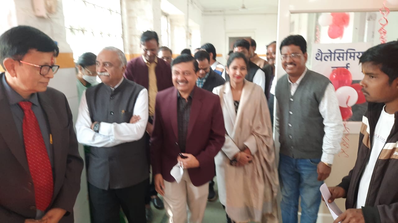 नीमच सिविल अस्‍पताल में थेलेसिमिया वार्ड का हुआ शुभारंभ