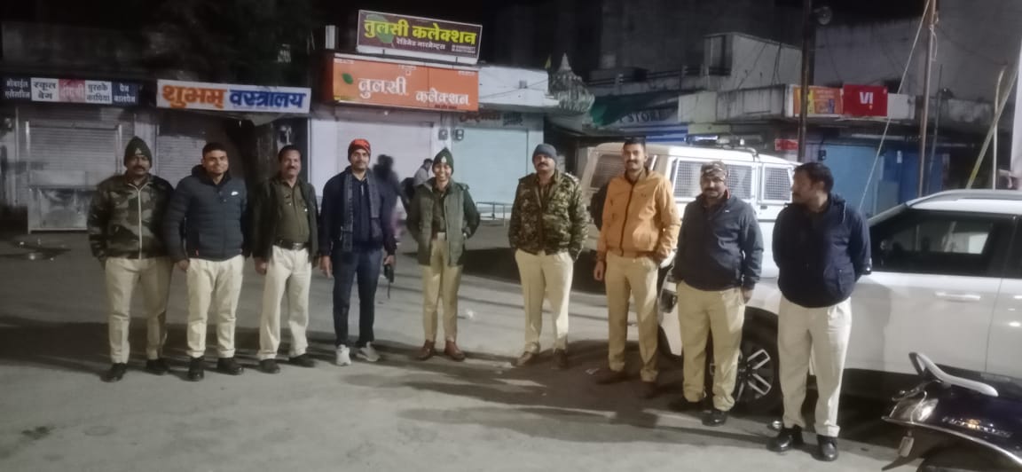 जावद में थर्टी फर्स्ट पर पुलिसकर्मी रहे मुस्तैद