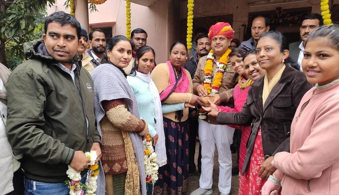 प्रतापगढ़ राजस्थान शिक्षक एवं पंचायती राज कर्मचारी संघ ने किया कैबिनेट मंत्री माननीय हेमंत जी मीणा का स्वागत