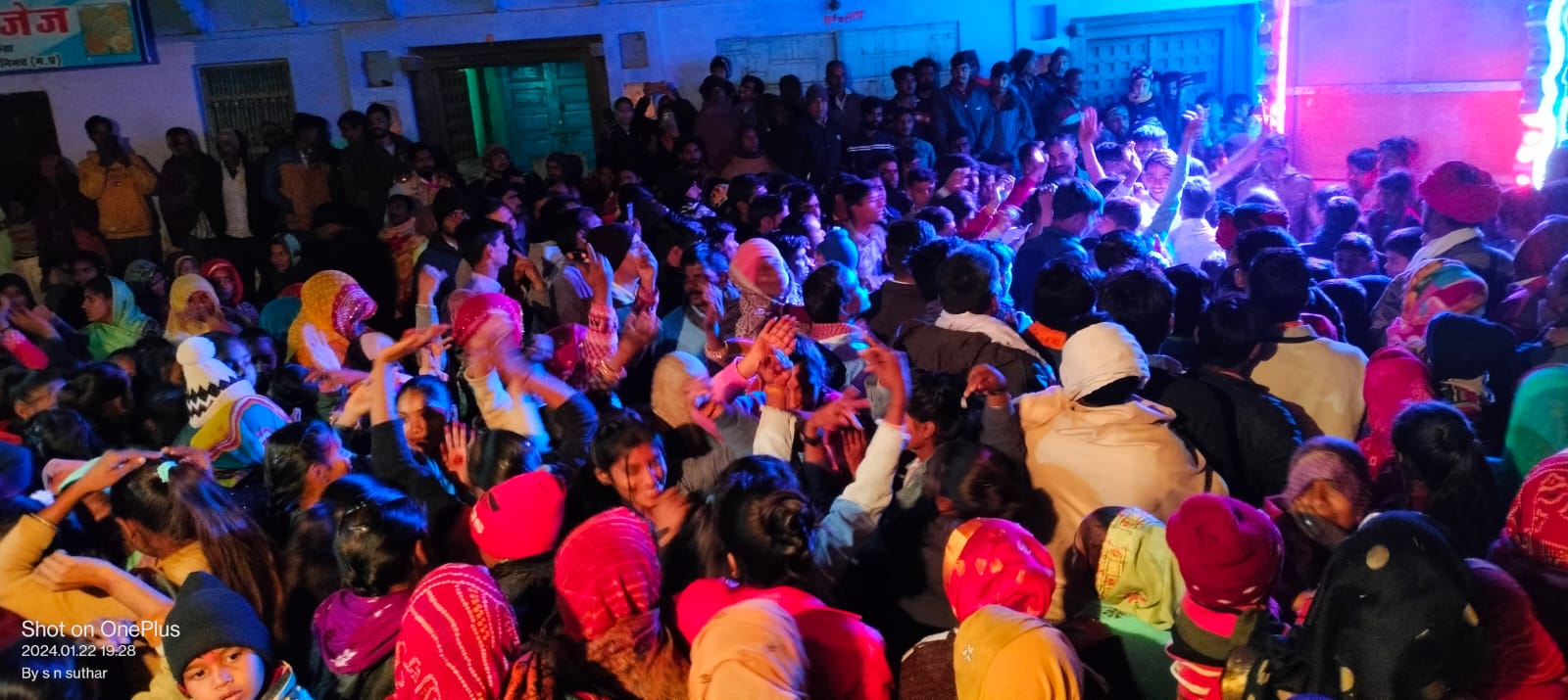 ग्राम जाट मे निकली प्रभु श्री राम जी की विशाल एतिहासिक शोभायात्रा