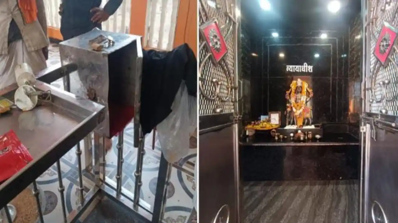 सिंगोली में नीमच मेन सड़क स्थित शनि मंदिर को चोरों ने बनाया निशाना