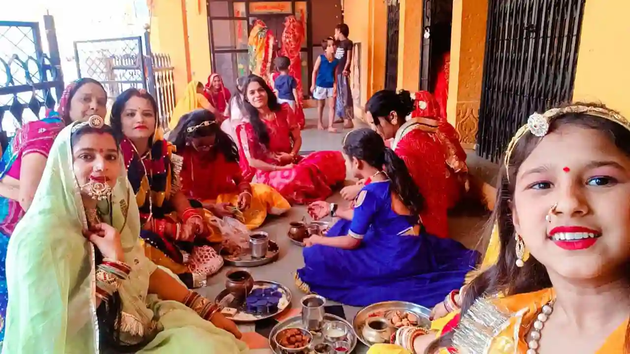 अखंड सुहाग एवं खुशहाली की कामना को लेकर महिलाओं ने किया गणगौर पूजन