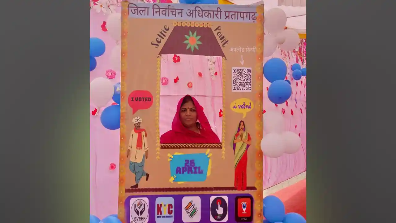 प्रतापगढ़ जिले में सायं 5 बजे तक हुआ 66.12 प्रतिशत मतदान