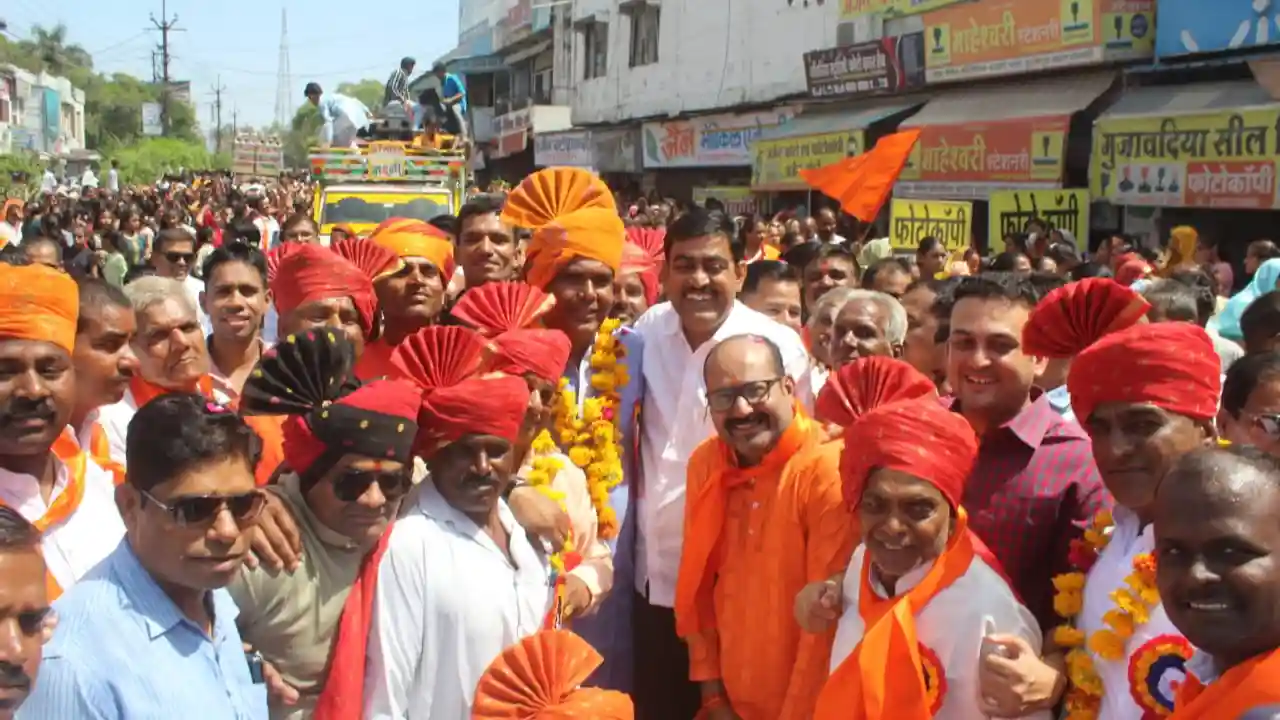 शहर ब्लॉक कांग्रेस मंदसौर ने श्रीराम जन्मोत्सव पर किया शोभा यात्रा का स्वागत