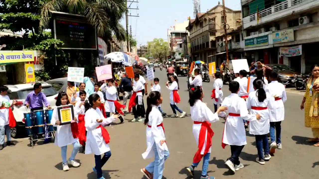 वोट डालने चलो रे साथी, लोकतंत्र के बनो बाराती