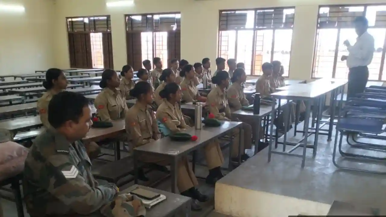 एनसीसी इकाई मनासा द्वारा मनाया गया पृथ्वी दिवस।