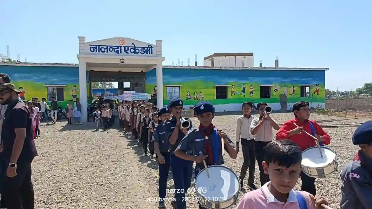 बर्डिया स्काउट-गाइड ने मतदान जागरूकता रैली निकाली