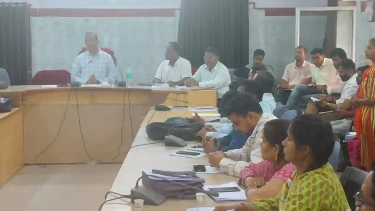 सीईओ ने कार्यों की समीक्षा कर दिए निर्देश