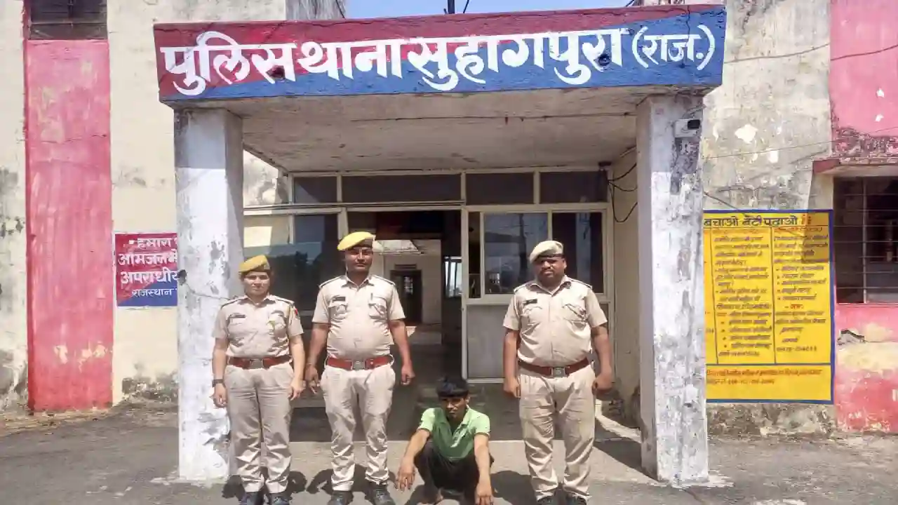 प्रतापगढ़ हत्या के मामले मे फरार अभियुक्त को 24 घण्टे मे किया गिरफ्तार