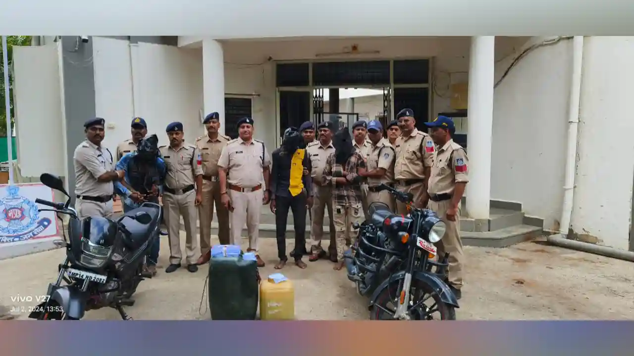 मंदसौर पुलिस थाना भानपुरा द्वारा अवैध हथियार देशी कट्टा के साथ लूट की वारदात कारित करने वाले 03 कंजरो के विरूद्ध की गई प्रभावी कार्यवाही।