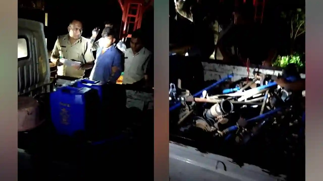 किसानो के खेतो से विधुत मोटर व केबल चोरी करने वाली गैंग का पर्दाफाश