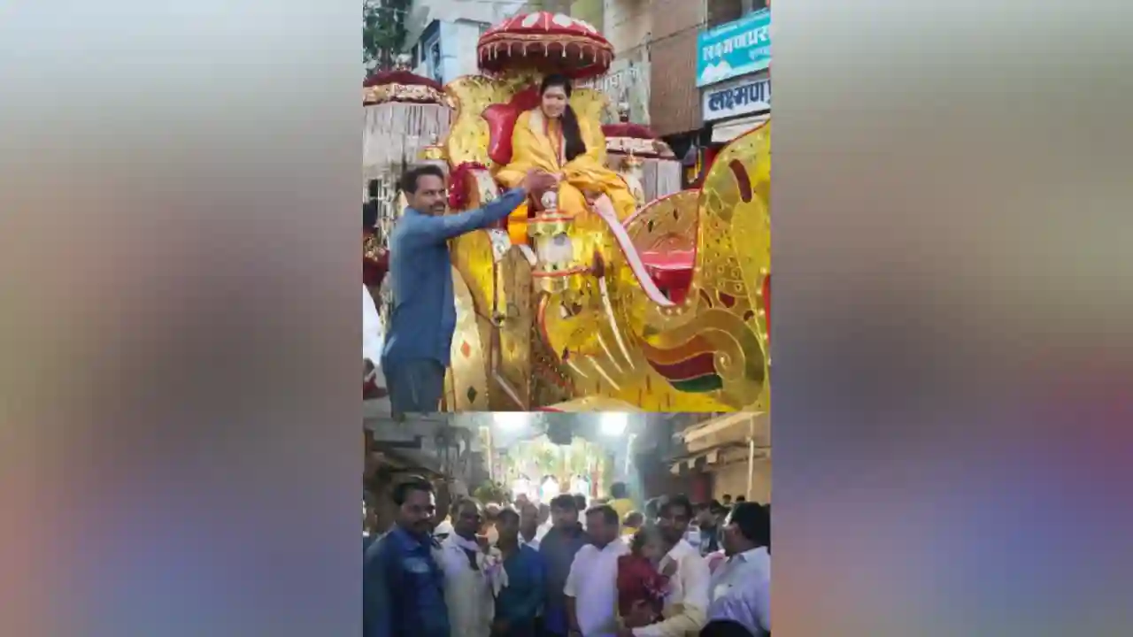 जगन्नाथ यात्रा का कल्याण कमलमय समर्थक समिति ने किया पुष्प वर्षा कर भव्य स्वागत!