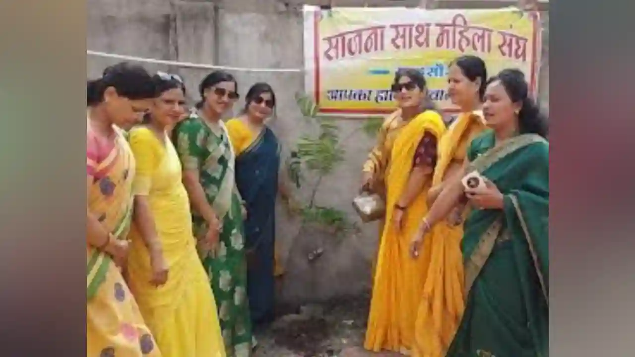 ओसवाल साजना साथ महिला संघ ने किया पौधारोपण, लिया उन्हें बडा करने का संकल्प