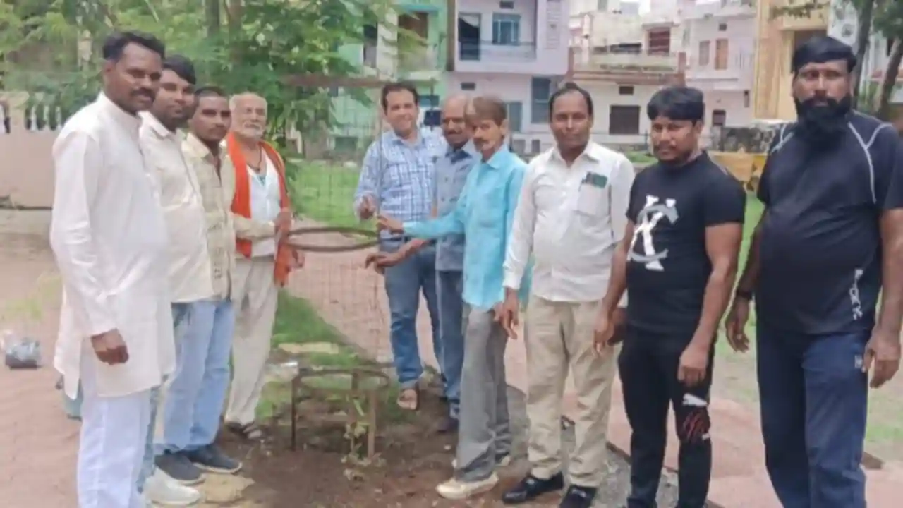 मंशापूर्ण बालाजी वार्ड नं.28 हुड़को कालोनी में कल्याण कमलमय समर्थक समिति ने किया वृक्षारोपण