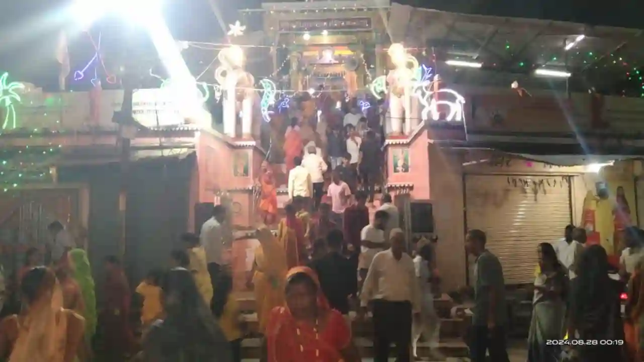 धूमधाम से मना अपने आराध्य भगवान श्री कृष्ण जन्माष्टमी का पर्व