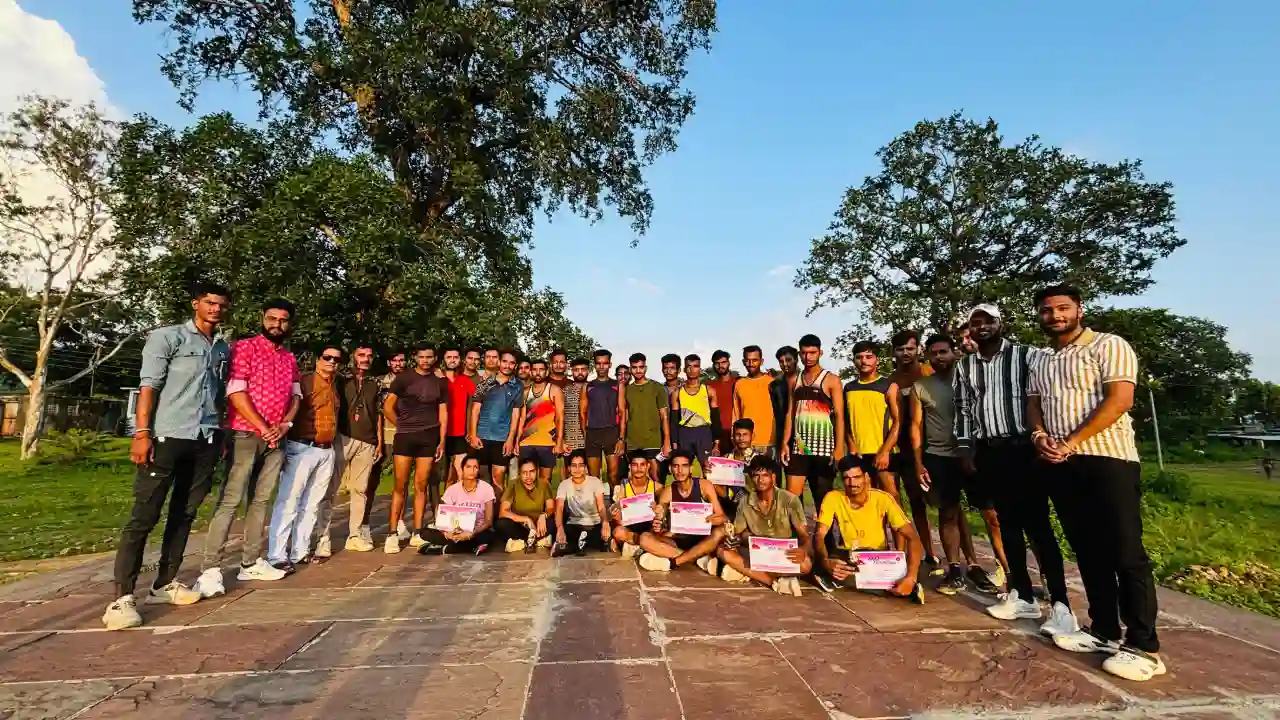 अखिल भारतीय विद्यार्थी रामपुरा द्वारा राष्ट्रीय खेल दिवस के उपलक्ष्य में खेलो भारत द्वारा दौड़ प्रतियोगिता का अयोजन किया गया