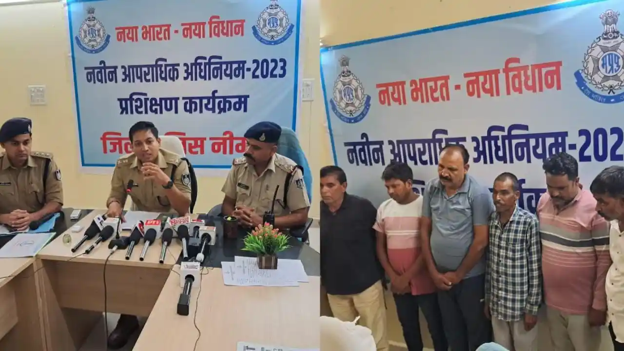 भू-माफिया गिरोह के विरूद्ध नीमच सिटी पुलिस की प्रभावी कार्यवाही