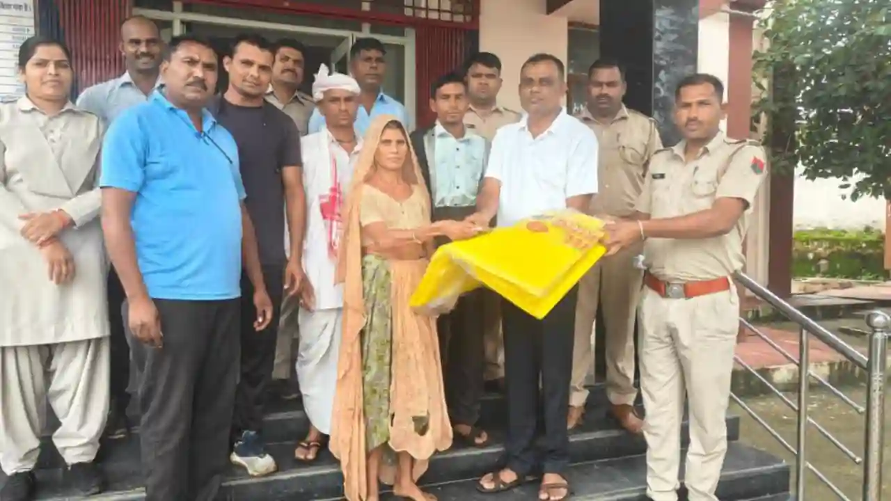 पुलिस ने पेश की मानवीयता की मिसाल