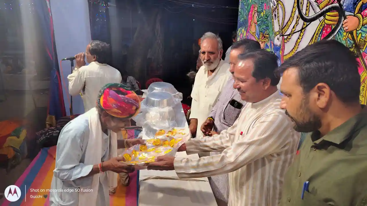 परितोषित कार्यक्रम के साथ वीर तेजाजी महाराज के मेले का हुआ समापन