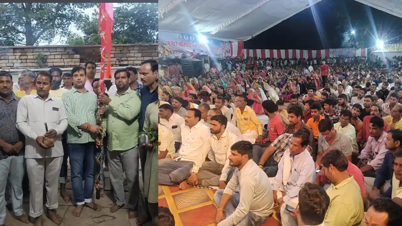 प्राचीन बाबा रामदेव मंदिर पर नगर परिषद द्वारा विशाल भजन संध्या का आयोजन हुआ सम्पन्न