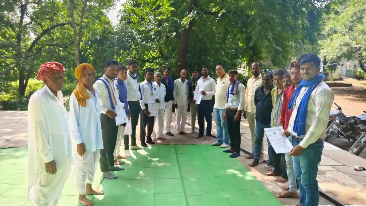 भीम आर्मी भारत एकता मिशन,जिला यूनिट प्रतापगढ़ (राजस्थान) द्वारा छोटीसादड़ी ब्लॉक/तहसील की समीक्षा बैठक आयोजित की गई
