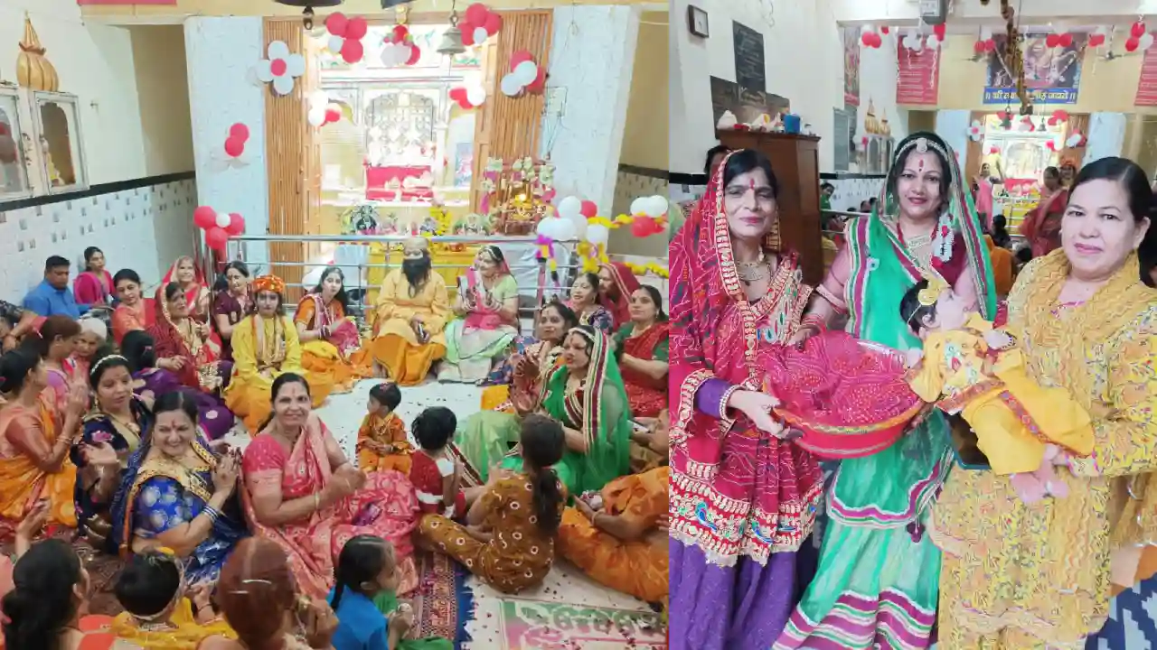 श्री नृसिंह मंदिर पर नंद उत्सव धूमधाम से मनाया गया
