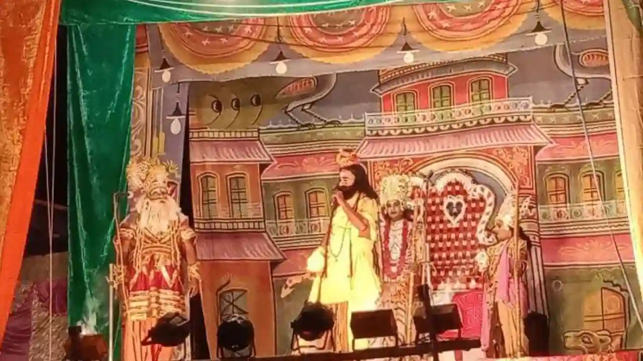 नगर परिषद द्वारा हो रहा रामलीला मंचन