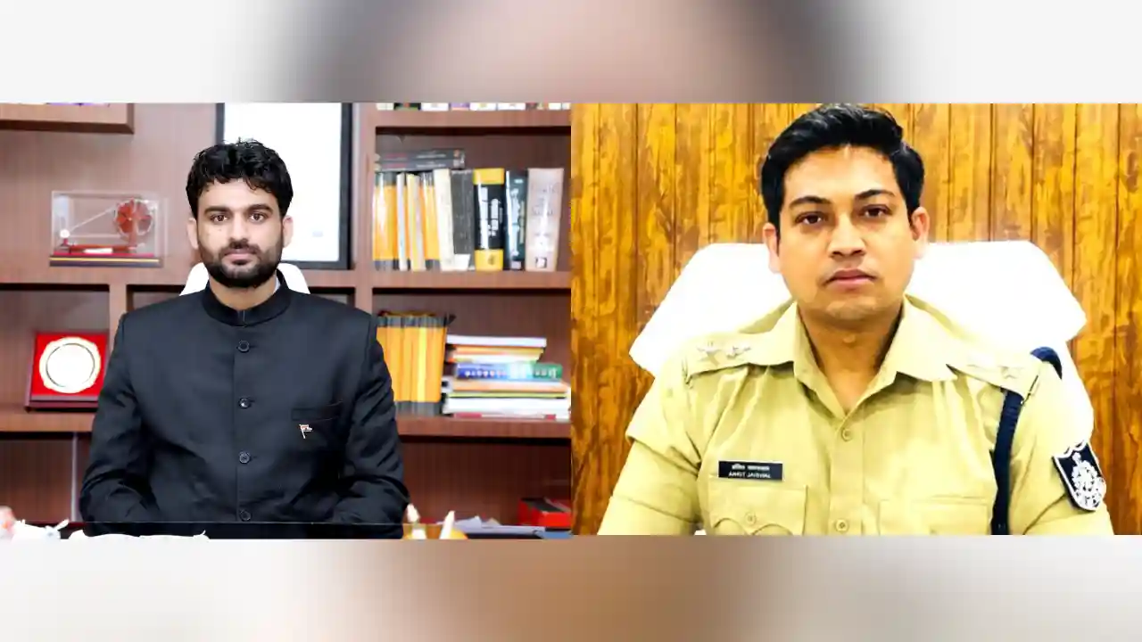 कलेक्टर एवं एस.पी. ने दी दीपावली पर बधाई