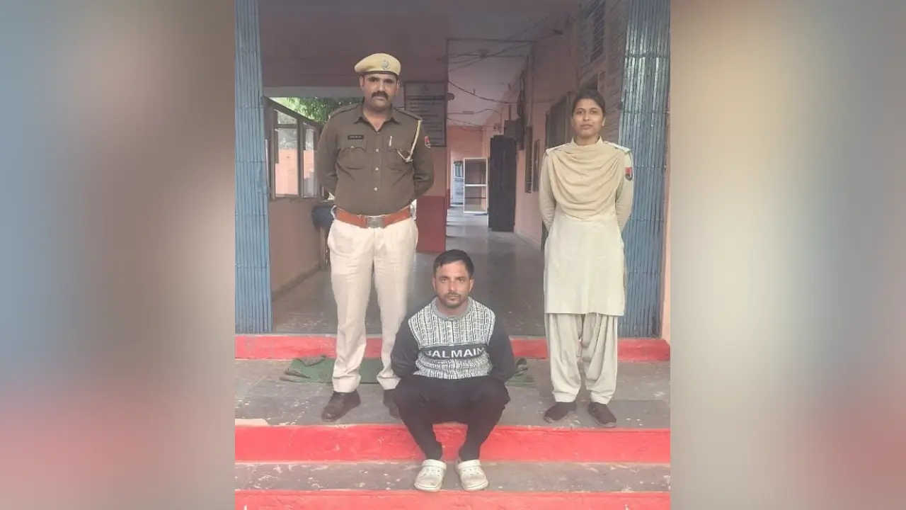 345 ग्राम अवैध एमडीएमए में 08 माह से वांछित अभियुक्त को किया गिरफ्तार