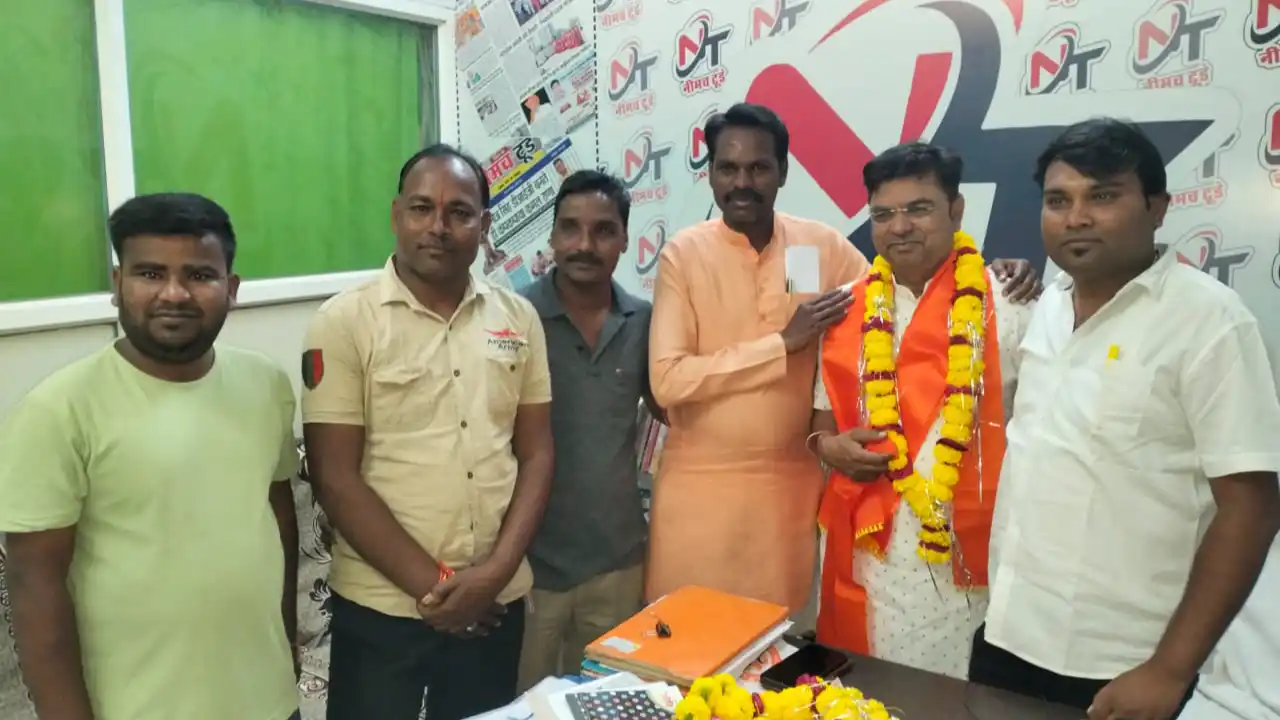 नीमच टुडे चीफ एडिटर राकेश सोन का किया सम्मान !
