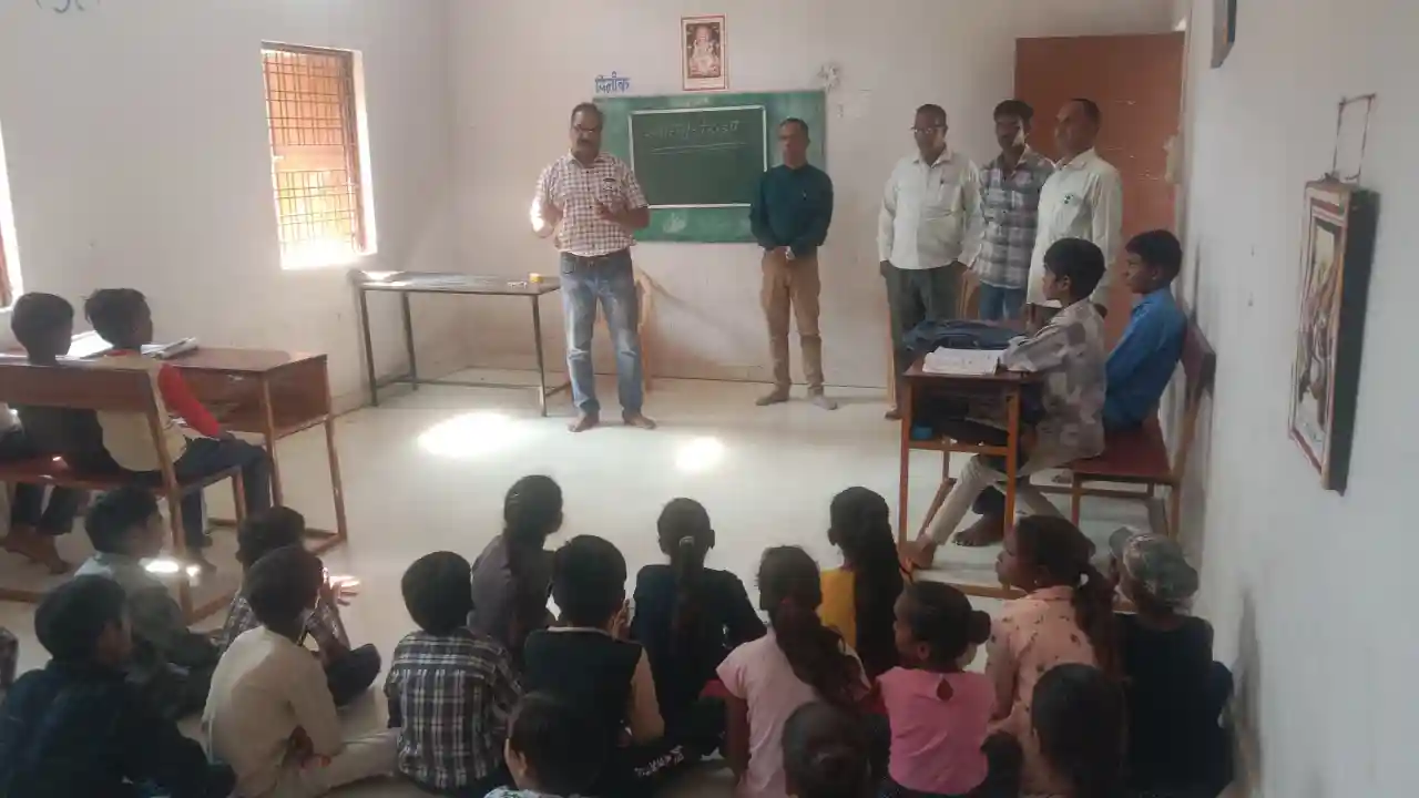 बरड़िया जागीर के शा. मा. वि. में स्वास्थ्य शिक्षा प्रशिक्षण सम्पन्न