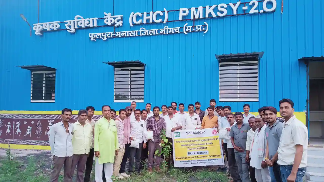सॉलिडरिडाड संस्था और DRMR भरतपुर अनुसंधान केंद्र के सहयोग द्वारा 100 किसानो को प्रमाणित सरसों बीज का वितरण किया