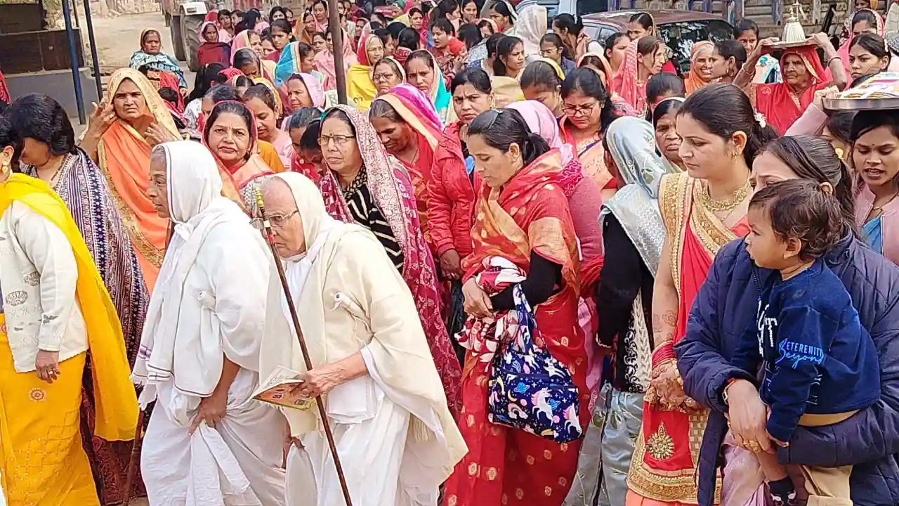 रंभावली में मनाया बड़े ही ठाट बाट से भगवान श्री पार्श्वनाथ जी का जन्म कल्याणक (पौष दशमी मेला) महोत्सव