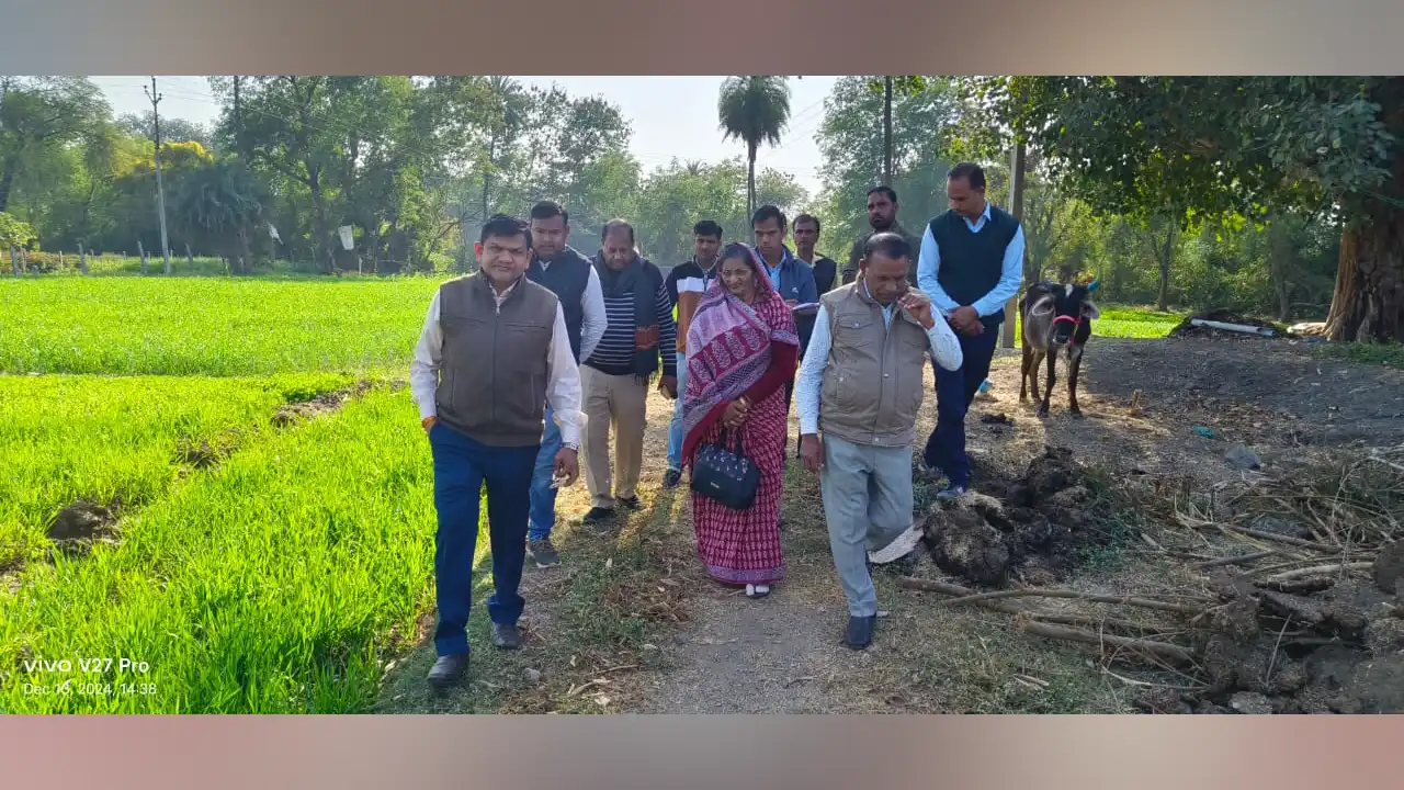 मुख्यमंत्री जन कल्याण अभियान के तहत डिप्टी कलेक्टर ने किया नगर का भ्रमण