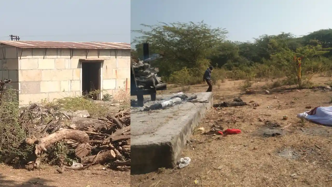 एक मात्र ऐसा गाव जहां मुक्तिधाम में शवयात्रा जाने के बाद भी नही मिल पा रहा मेहमानों ओर ग्रामीणों को सुकून