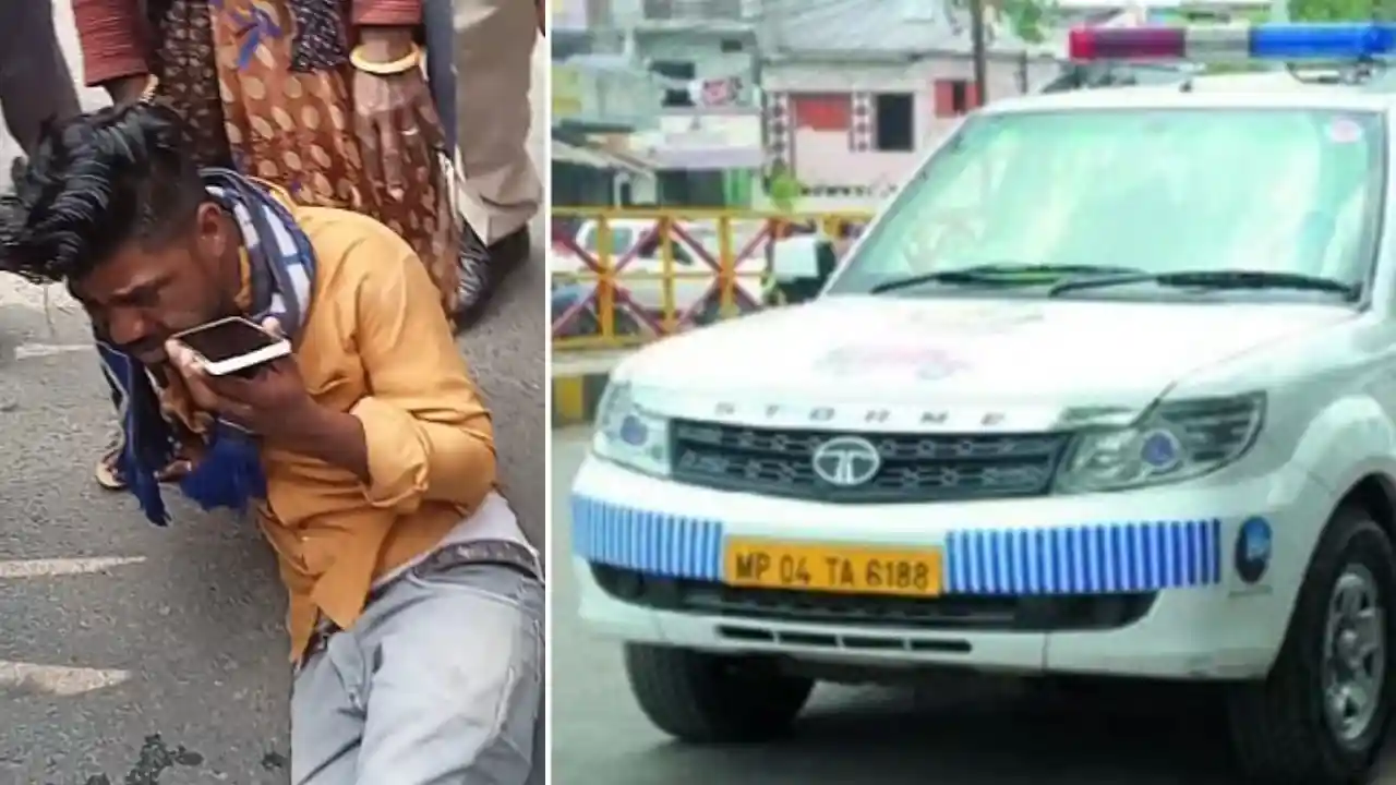 नीमच के थाना जावद क्षेत्र में ट्रैक्टर और मोटर साईकिल की टक्कर हो जाने से गंभीर रूप से घायल व्यक्ति को डायल 112 जवानों ने पहुँचाया अस्पताल