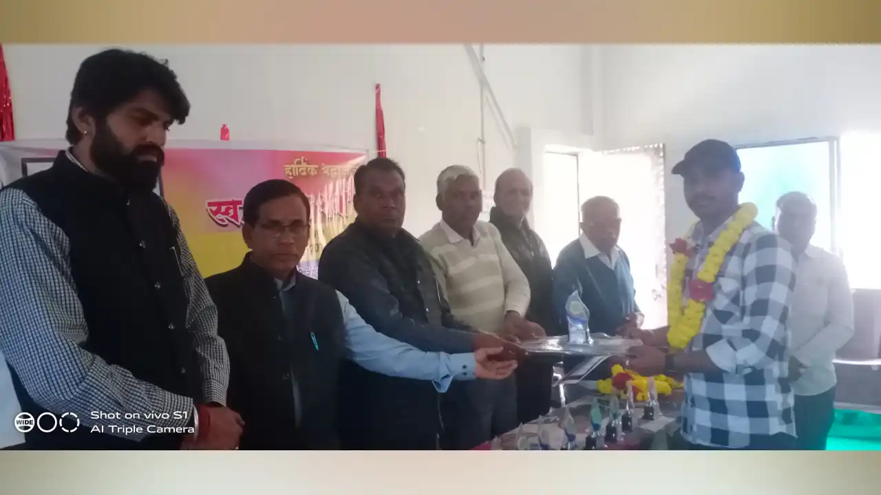 गुर्जर गौड़ ब्राह्मण समाज के 15 प्रतिभावन बच्चों को किया सम्मानित।