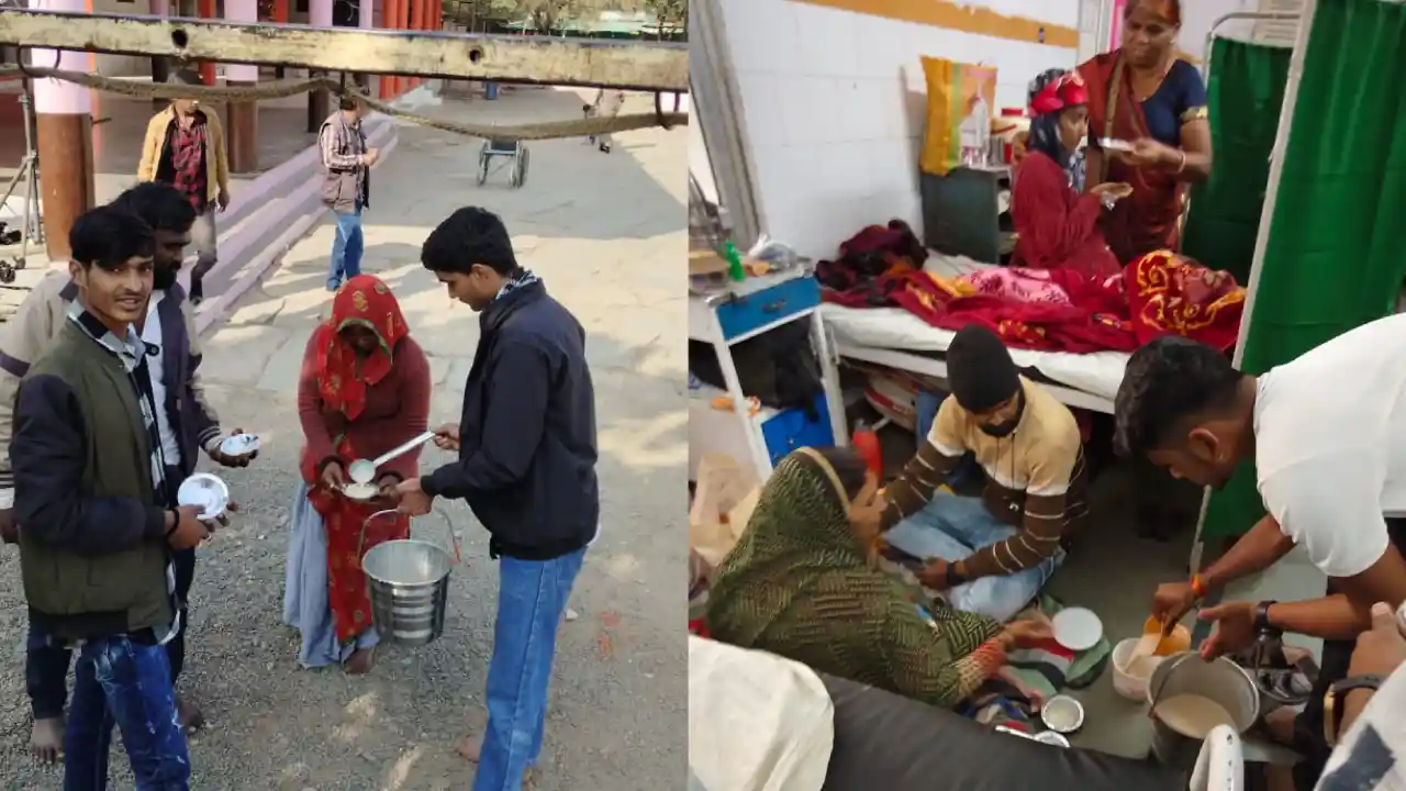 गौ रक्षा दल ने गौ माता को गुड़, दुध से खिचड़ा बना कर खिलाकर मकर संक्रांति पर्व मनाया!