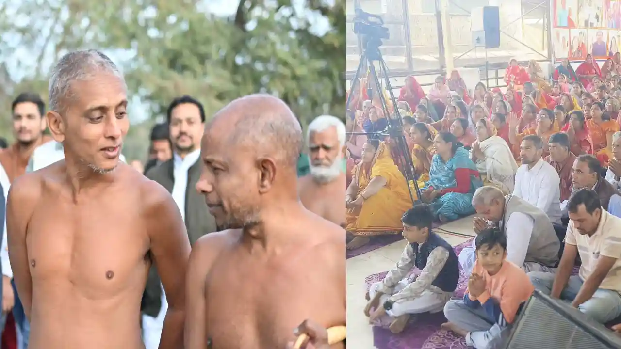 आचार्य श्री सुन्दर सागर जी महाराज ससघ का हुआ नगर में भव्य मंगल प्रवेश