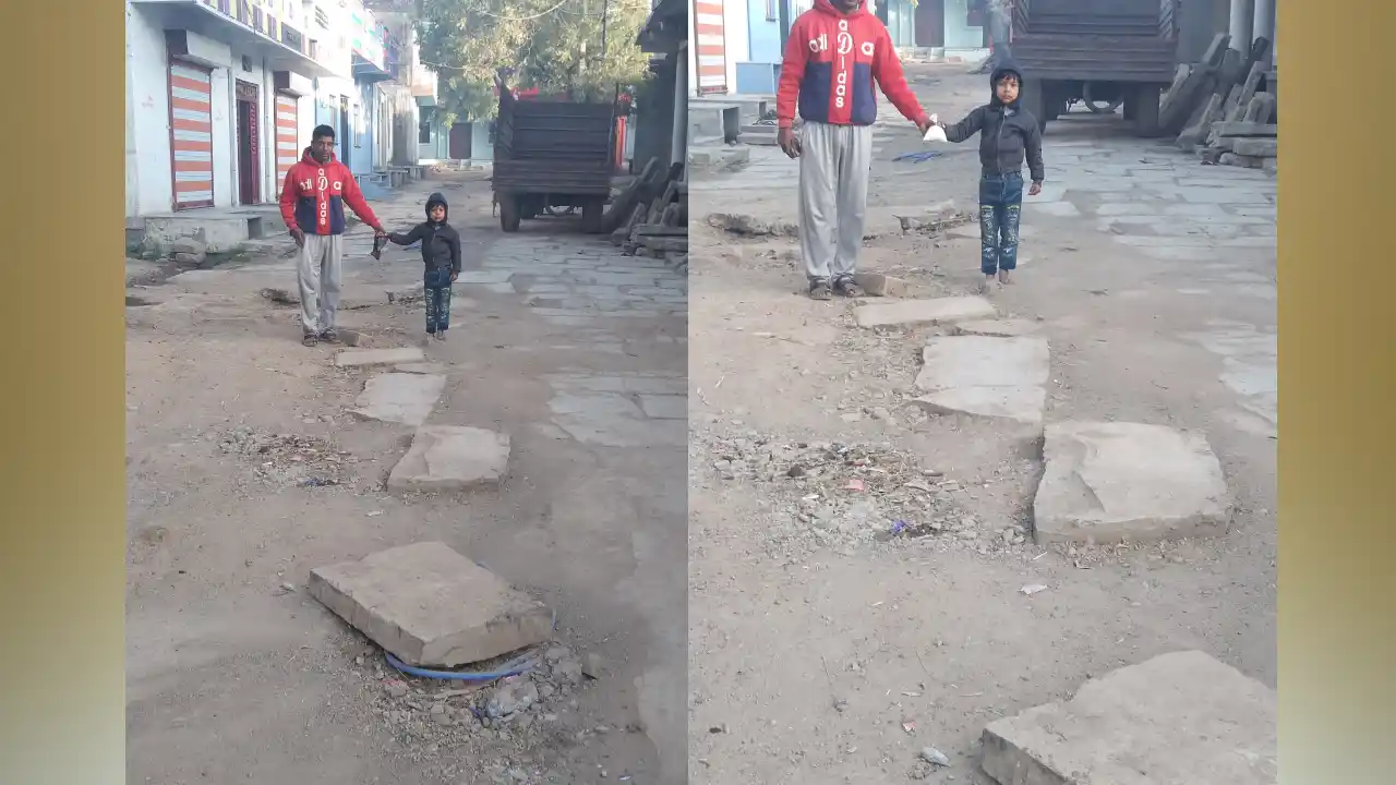 सेमली चन्द्रावत गाव में उबड़ खाबड़ सड़क से हो रहे ग्रामीणजन सहित स्कूली विद्यार्थी भारी परेशान, नही हुआ अभी तक समस्या का समाधान