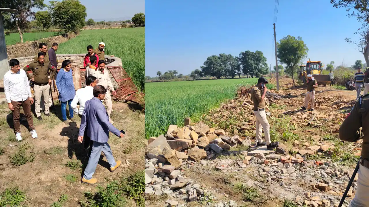 सिंगोली तहसीलदार राजेश सोनी की झांतला में बड़ी कार्रवाई, सरकारी जमीन पर अतिक्रमण के खिलाफ चलाया गया बुलडोजर