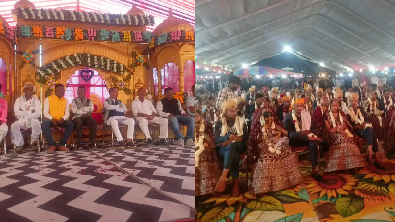 श्री भेरुनाथ की नगरी झांतला में सिंगोली रतनगढ़ धाकड़, समाज, का,ऐतिहासिक, सामूहिक विवाह कार्यक्रम संपन्न।