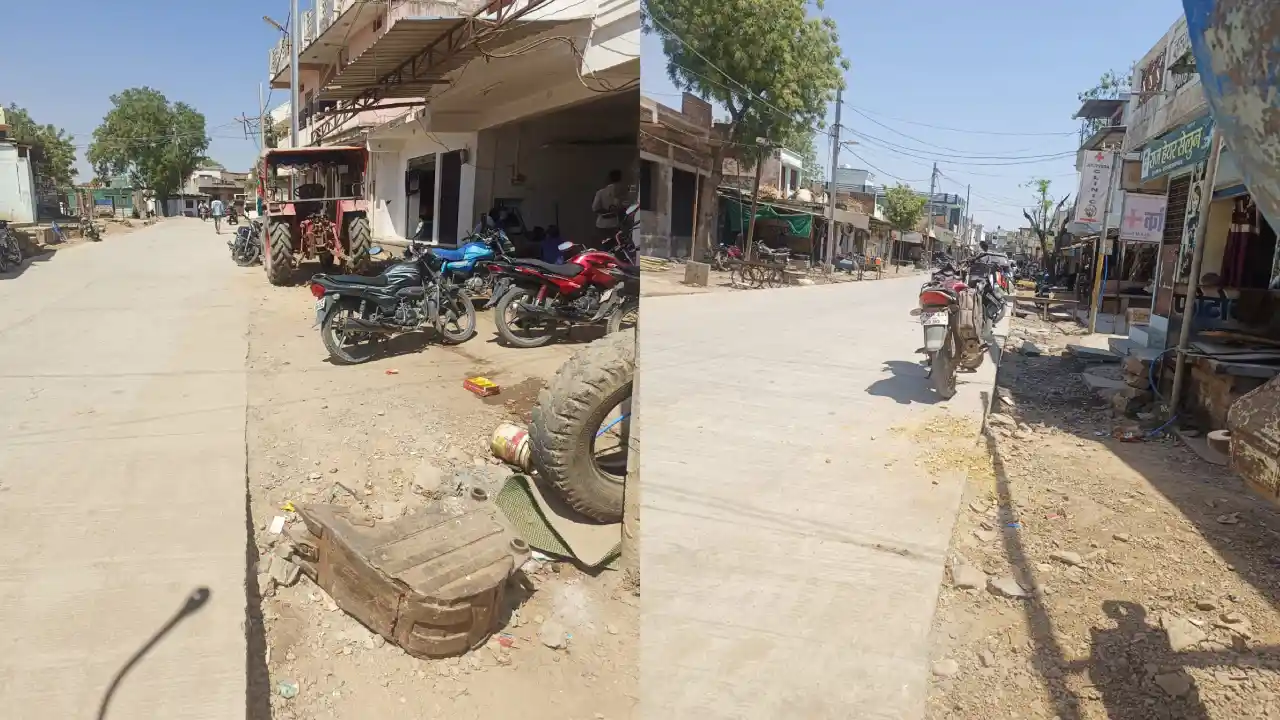 अठाना में अधूरे सीसी रोड़ से नागरिक छह माह से पीड़ित -श्री सिसोदिया