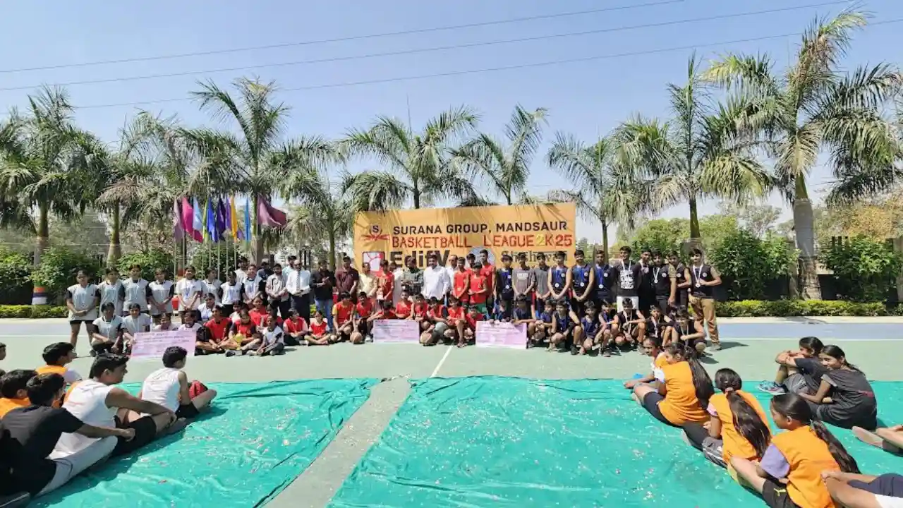 एडीफाई  स्कूल मंदसौर में एडीफाई शिशुवन बास्केटबॉल लीग -2 का भव्य आयोजन सम्पन्न