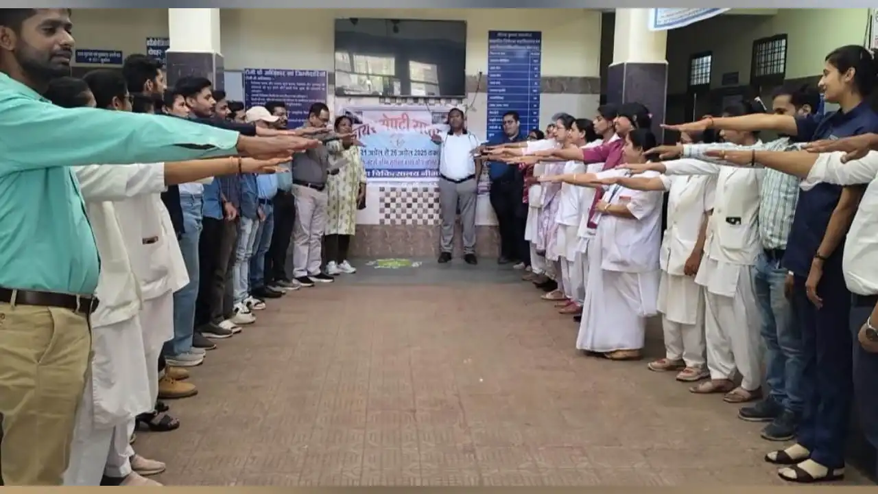 जिला चिकित्‍सालय नीमच में फायर सेफ्टी सप्‍ताह 21 से 26 अप्रेल तक आयोजित