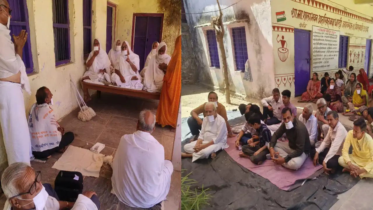 धारडी में नववर्ष की शुभकामना सहित गुरुणी गुणगान किया गया