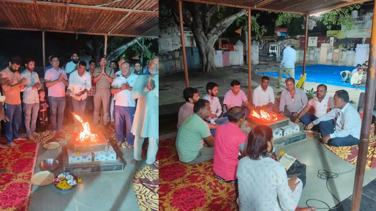 सरवानियां में सर्व समाज ने वीर जवानों तथा देशवासियों के मंगल जीवन की कामना को लेकर किया धार्मिक अनुष्ठान।